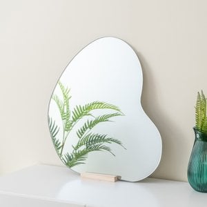 예작퍼니처 깨끗한 비정형 벽걸이 거울 인테리어 비산방지 DS15