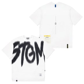 23 BLUR OVERSIZED T-SHIRTS WHITE