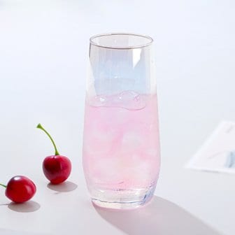 인블룸 홈카페 파티 홀로그램 유리컵 350ml