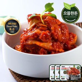 국내산 흑돼지 고추장 불고기 500g 3팩 양념육