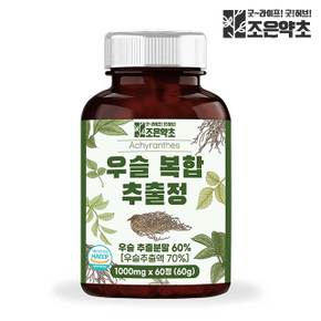 우슬 복합 추출물 정 식약처 HACCP 인증 1000mg x 60정