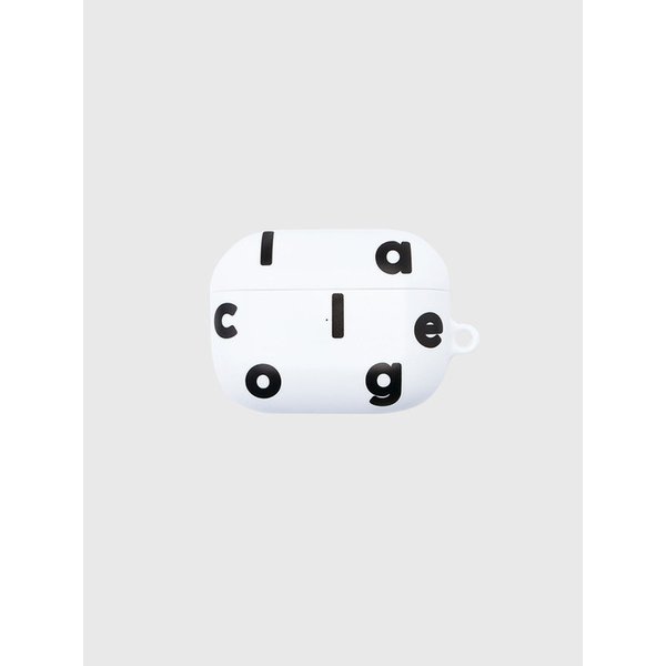 Logo Alphabet Airpods Case (White)