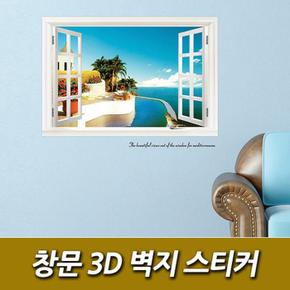 창문 3D 벽지 스티커 (S11188334)