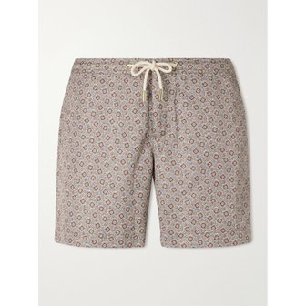 올레바브라운 불독 스트레이트 레그 미드 렝스 시어서커 스윔 쇼츠 46376663163008241