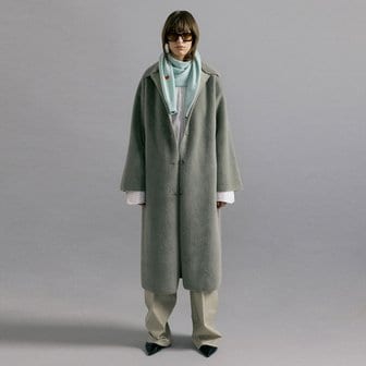 몰리올리 LUNGO single long coat [khaki]