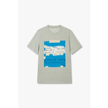 VOV [보브] [BASQUIAT] 피그먼트 프린트 티셔츠 7114340183