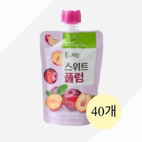 풀무원 자두맛 스위트 플럼 주스 100ml 총 40팩