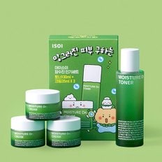 [아이소이x망그러진곰]장수진 인기세트(장수진토너130ml+수분크림35ml*3개)