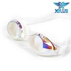 XBLUE 미러렌즈 패킹 수경 물안경 12795J 미러코팅 (S8891413)
