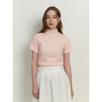 카인더베이비 warmer turtleneck top - baby pink