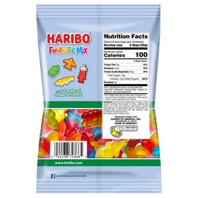 Haribo하리보  펀타스틱  믹스  젤리  캔디  팩  1개  227g  페그  백