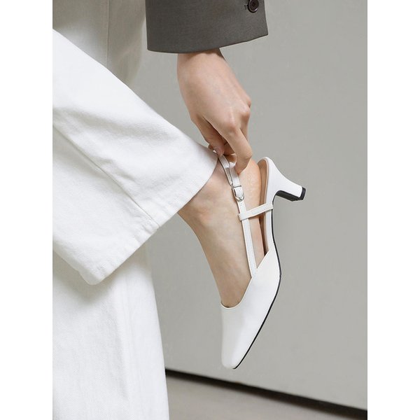 이로베 스퀘어 슬링백힐 (5/7cm)