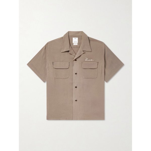 유도 컨버터블 칼라 로고 자수 셔츠 46376663162938935