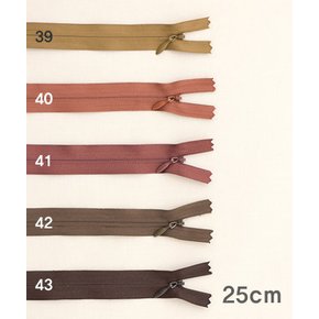 패션스타트 [컬러선택] 콘솔지퍼 숨은 콘실지퍼 25cm_39~43 (70361)