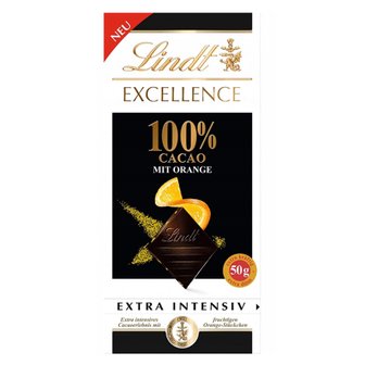  Lindt 린트 엑설런스 초콜릿 100% 카카오 오렌지 50g