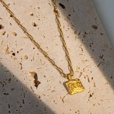 서림아트 [Klimt] Adele Motive Simple Necklace