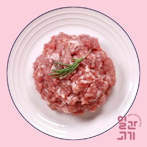 [일간고기][냉장]무항생제 한돈 전지(앞다리살) 다짐육 500g