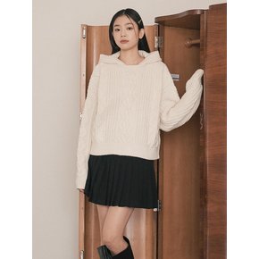 Melody Hood Knit (3color)