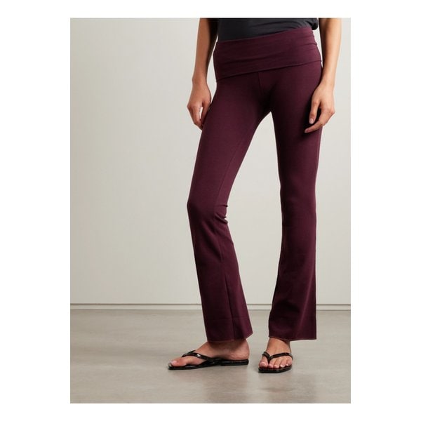 스킴스 스트레치 코튼 저지 폴드오버 팬츠 커런트 플럼 퍼플 46376663162938920