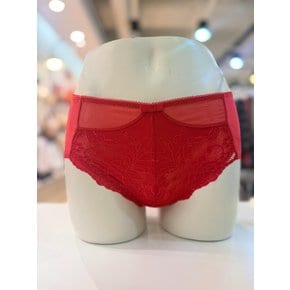 [파주점] 바바라 레드 레이스 3단후크 부직포 브라 세트 햄팬티 ABR4417H_R
