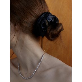 Classique leather scrunchie (4 color)