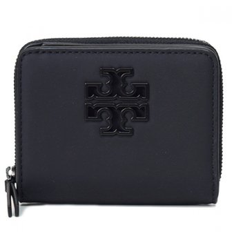  TORY BURCH 149653 10 OUTLET 트리 자작 지갑 가죽 브리튼 매트 로고 미니 이중 접는 컴팩트