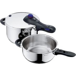 영국 wmf 압력밥솥 WMF Perfect Plus Pressure Cookers Set of 2-Pieces 3L 45L Without ert O 2