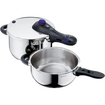 WMF 영국 wmf 압력밥솥 WMF Perfect Plus Pressure Cookers Set of 2-Pieces 3L 45L Without ert O 2