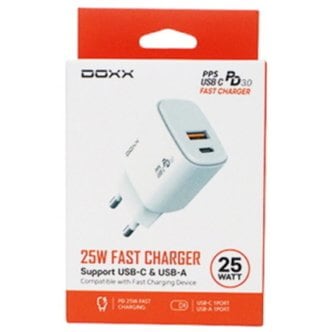  DOXX PD25W 2포트 충전기 CtoC 케이블포함