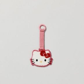 LPK Face Keyring Hello Kitty Red