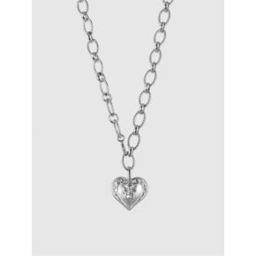 Heart butterfly necklace