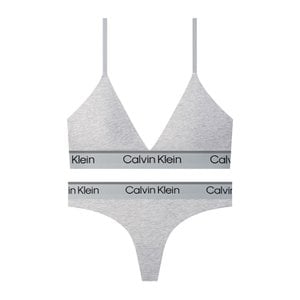 Calvin Klein CK 여성 브라렛+티팬티 세트 QF7186+QF7188 ATHLETIC GREY