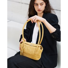 AABA6F342Y2 [LOULOU] 루루 머스터드 스웨이드 숄더백S