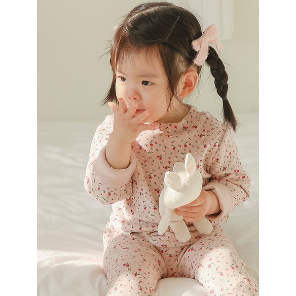 토끼랑 꽃 이야기 - 유아 실내복