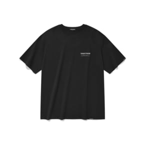 SP VARIATION LOGO T SHIRTS-BLACK WHITE