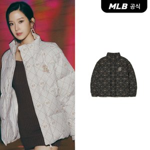 MLB [코리아공식]다이아 모노그램 자가드 숏패딩 (3 COLOR)