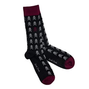 [Swole Panda] Black Skull Socks _SP295