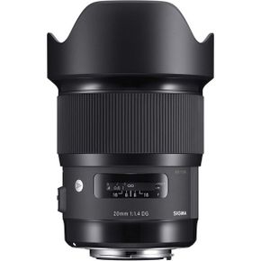 영국 시그마 렌즈 Sigma 412954 20 mm F1.4 DG HSM Lens for Canon Camera 블랙 1736375