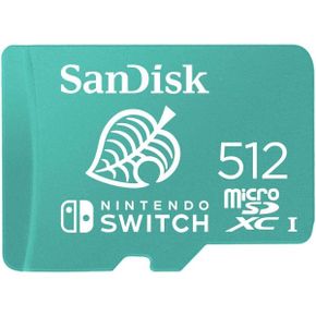 샌디스크 512 Nintendo Switch용 SanDisk 512GB UHS I 클래스 10 U3 microSDXC 메모리 카드 100M