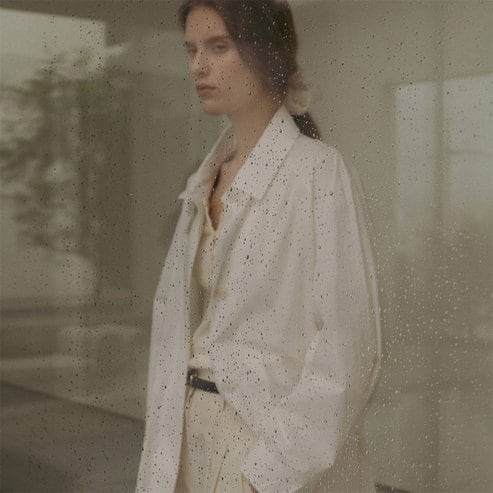킨더살몬 Sefine Coat White
