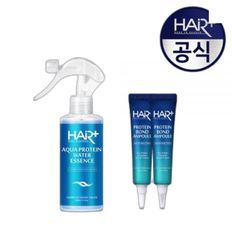 HAIRPLUS 아쿠아 워터에센스 200ml+단백질 앰플 15ml 2개