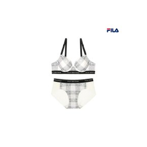 아웃핏 홀리데이 체크나염 오트밀 세트  FI4BAG1443FOTL 2SKU _P373883259