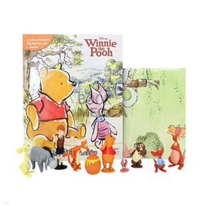 My Busy Books: Disney Winnie the Pooh Milne (Board Book + 피규어 10개 + 플레이매트)