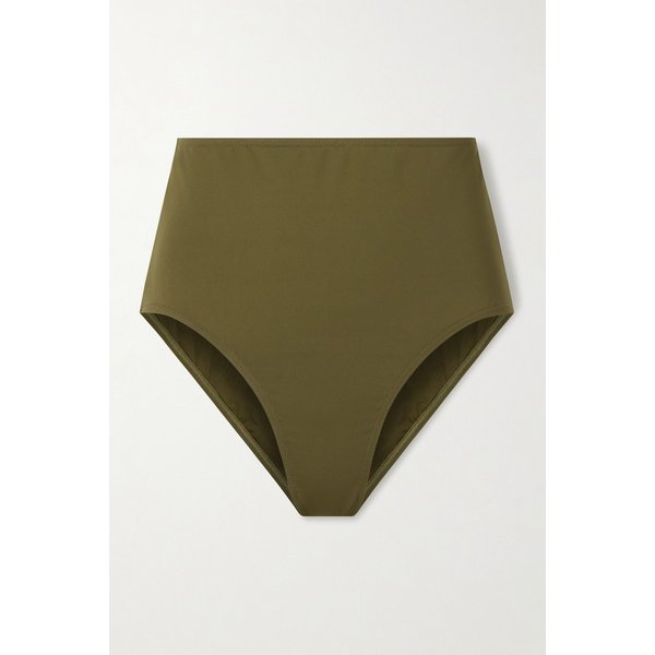 닐리 로탄 다크 그린 스트레치 나일론 비키니 브리프 46376663162974563