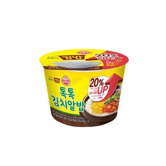 제이큐 오뚜기 톡톡김치알밥 컵밥 즉석밥 1개 X ( 2세트 )