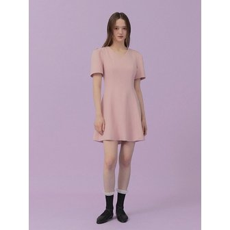 트위 머츠 브이넥 퍼프 라인 원피스