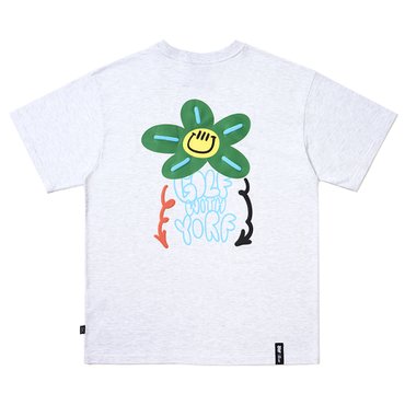 욜프 T-SHIRTS GOOD LIFE 1% MELANGE 반팔티 굿라이프 1%메란지
