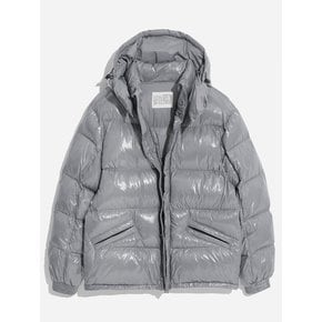 HOODED DOWN JACKET_GREY