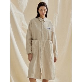 OCEAN CORDUROY SHIRT DRESS [2 COLOR]