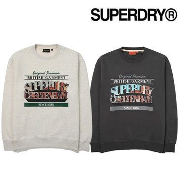 SUPERDRY 세미 오버핏 첼트넘 스웨트셔츠(SDUMRFO05)